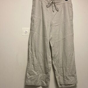 PER SE/Ladie’s Casual Linen Pants - with wide legs